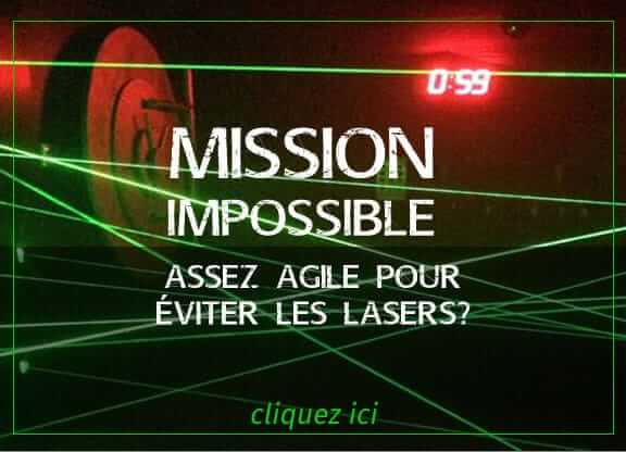 Jeu salle Mission Impossible